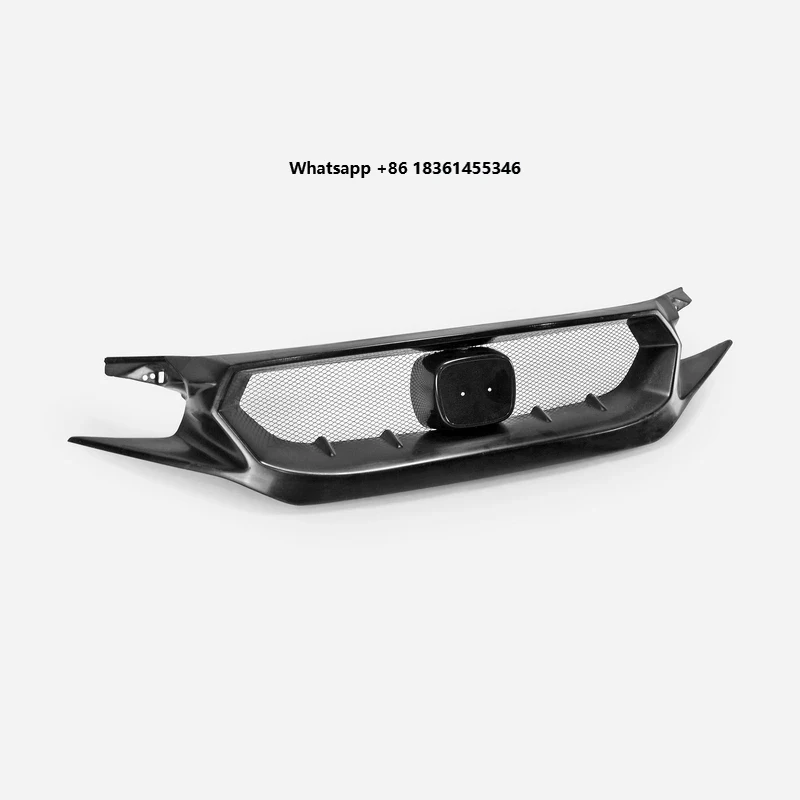 For Civic Type R FK8 2017 Onwards, Also Suitable FC1 FK7 With Simple Cutting R High Quality JS Style FRP Front Bumper Grille
For Civic Type R FK8 2017 Onwards, Also Suitable FC1 FK7 With Simple Cutting R High Quality JS Style FRP Front Bumper Grille
