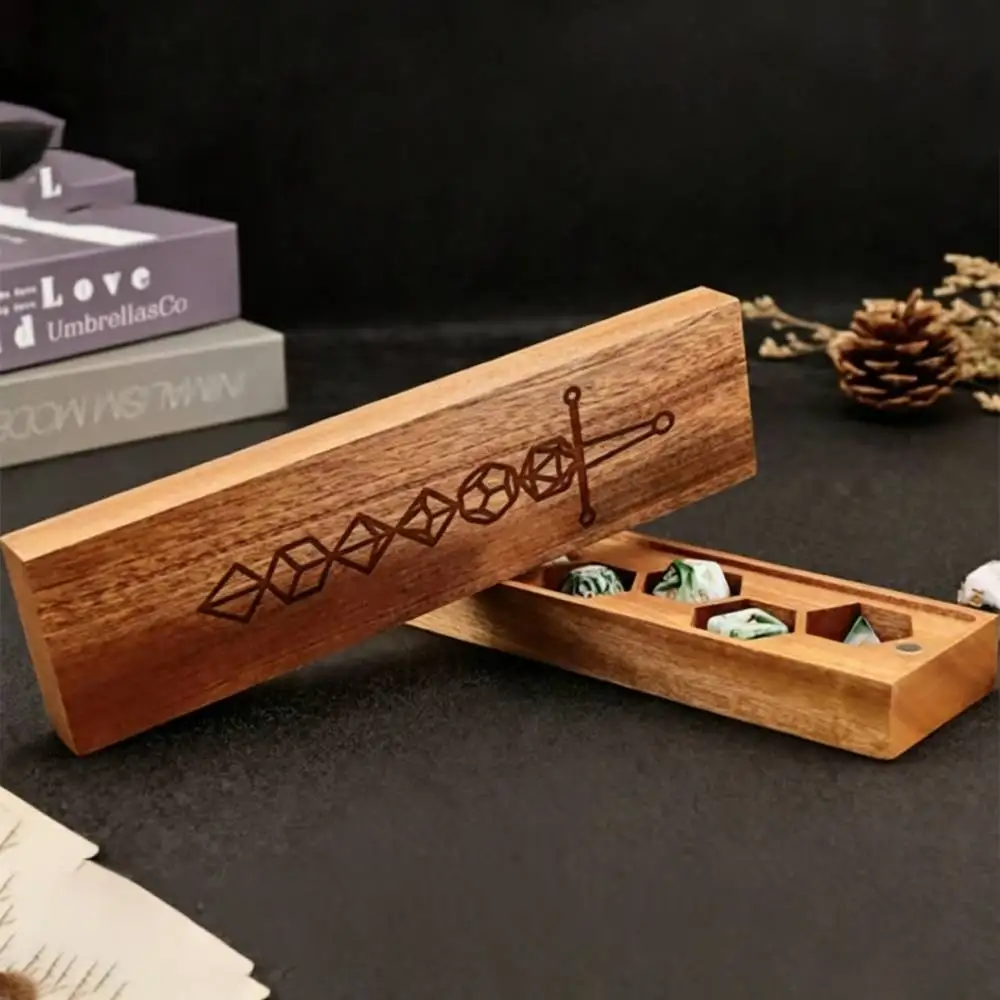 Creative Wooden Magnetic Dice Storage Box, Resin Dice Storage Case with Lid for Tabletop Board Games DND RPG Player Easter Gifts
Creative Wooden Magnetic Dice Storage Box, Resin Dice Storage Case with Lid for Tabletop Board Games DND RPG Player Easter Gifts