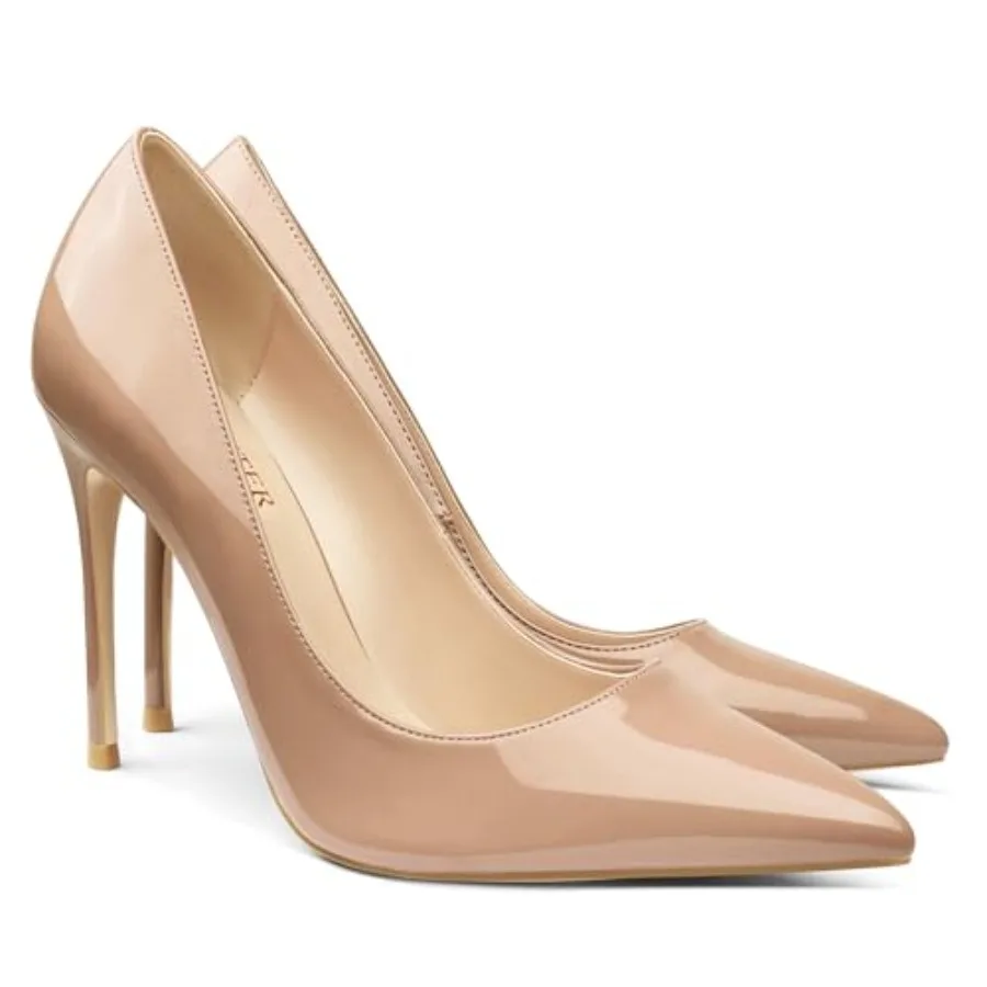 COLETER Women's 4 Inch Pumps Pointy Toe Wedding Dress Shoes Slip on Stiletto Pumps
COLETER Women's 4 Inch Pumps Pointy Toe Wedding Dress Shoes Slip on Stiletto Pumps