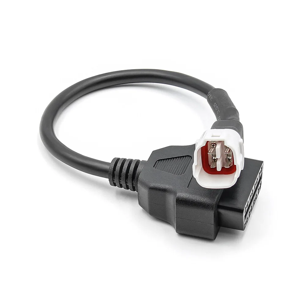 OBD Extension Cable to 4Pin Adapter Cable for Yamaha Motorcycle Diagnostic Connector for ECU Fault Code Reader OBD2 Scanners
OBD Extension Cable to 4Pin Adapter Cable for Yamaha Motorcycle Diagnostic Connector for ECU Fault Code Reader OBD2 Scanners