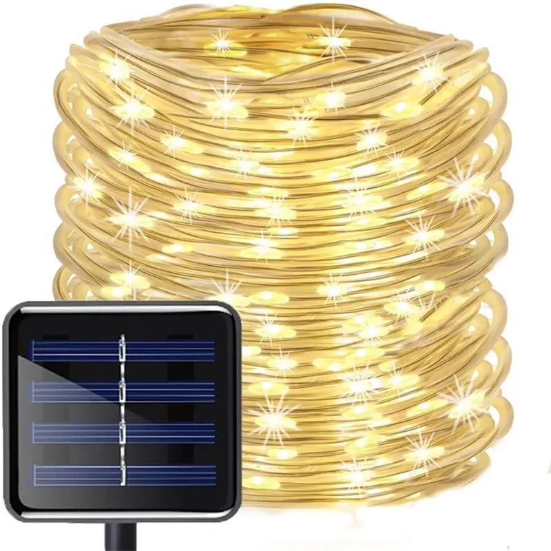 32m/22M/12M/7M Outdoor Solar Tube Rope Led Light Garden Christmas Decoration Fairy String Light Outdoor Wedding Party Led Lamp
32m/22M/12M/7M Outdoor Solar Tube Rope Led Light Garden Christmas Decoration Fairy String Light Outdoor Wedding Party Led Lamp
