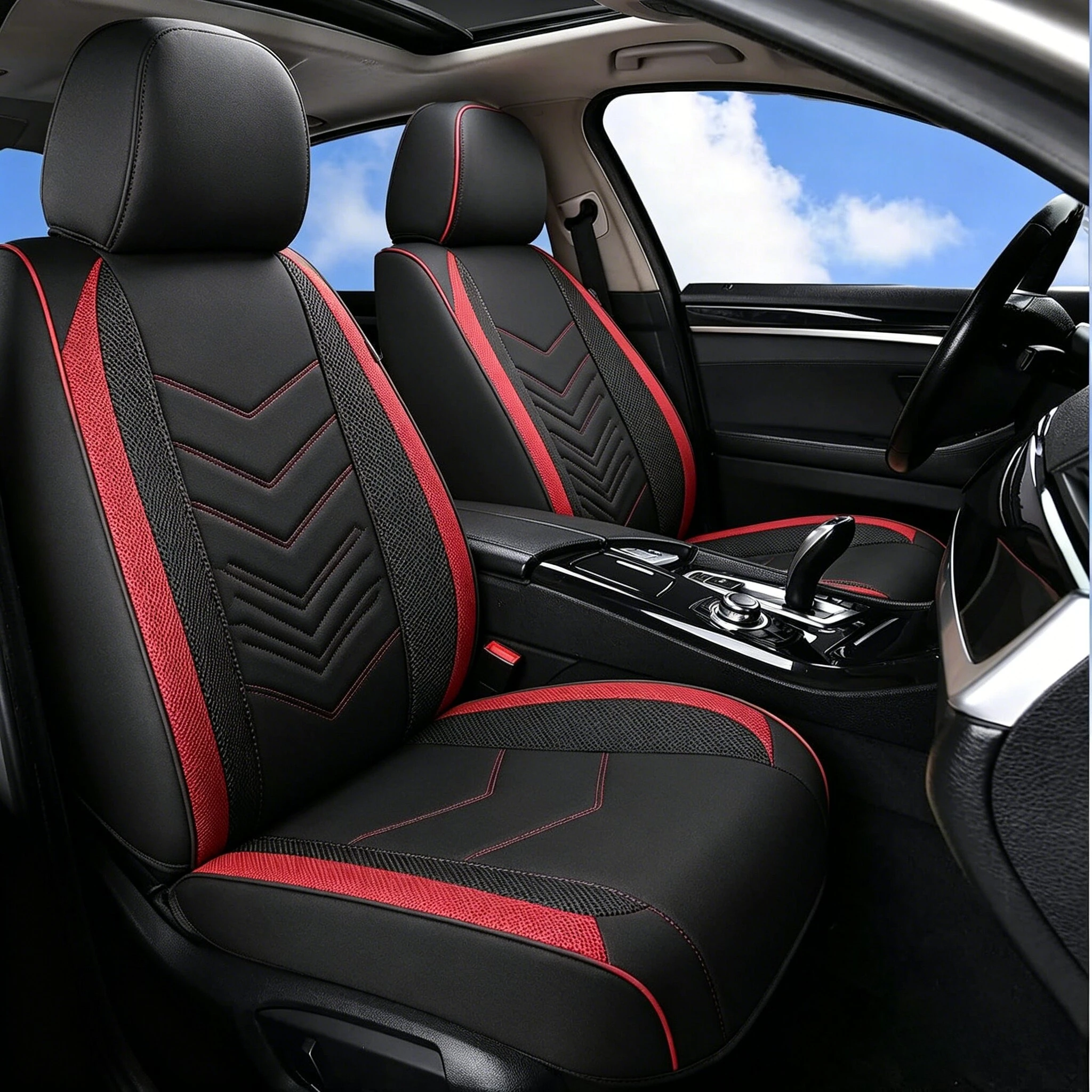 Dog Hoodie Car Seat Covers High Back Breathable Mesh Sporty Design Universal Fit for Most Cars 2 Front Seats
Dog Hoodie Car Seat Covers High Back Breathable Mesh Sporty Design Universal Fit for Most Cars 2 Front Seats