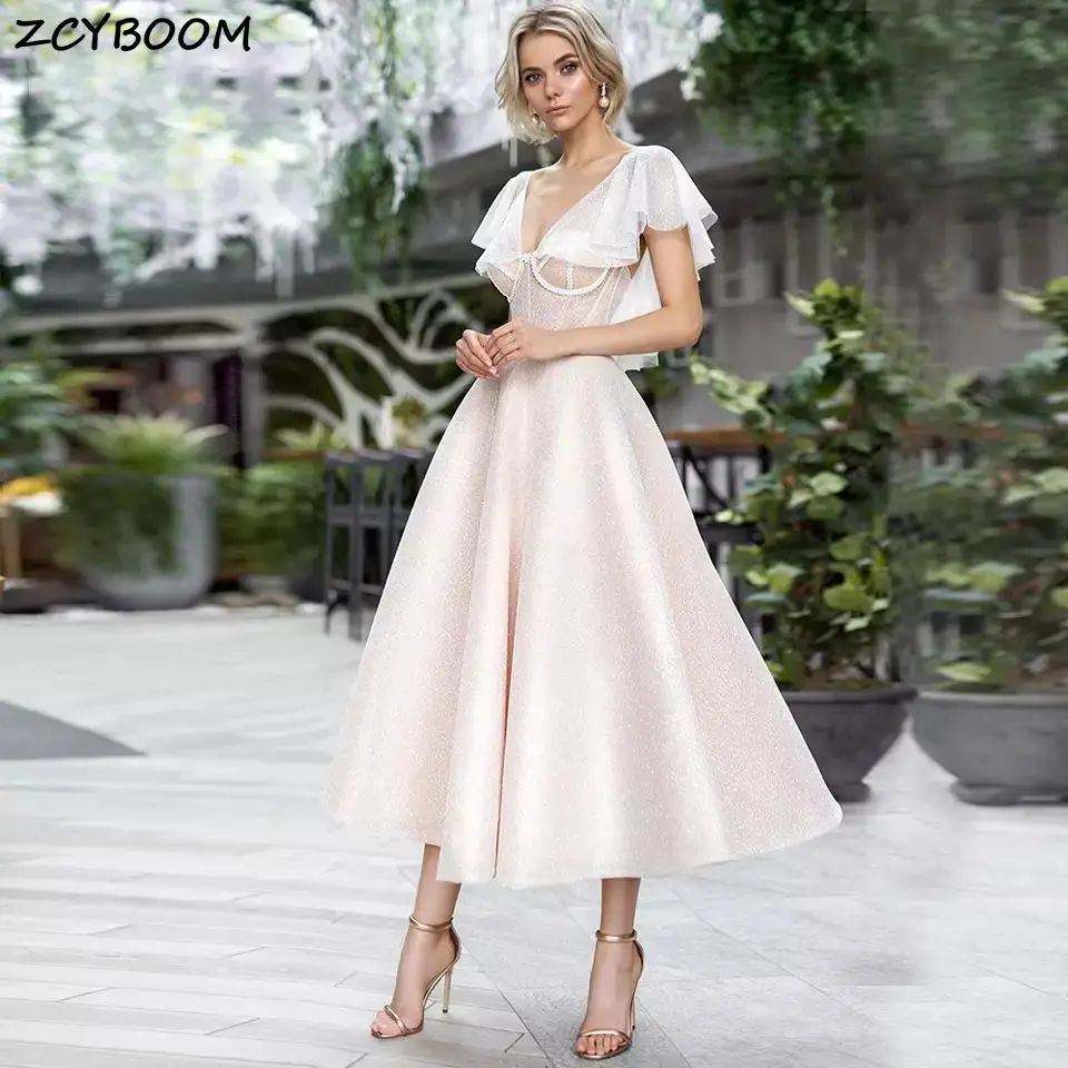 Flesh Pink Sequined Prom Dresses 2025 Women Formal Party Night Vestido De Gala A-Line V-Neck Gradustion Elegant Evening Gowns
Flesh Pink Sequined Prom Dresses 2025 Women Formal Party Night Vestido De Gala A-Line V-Neck Gradustion Elegant Evening Gowns