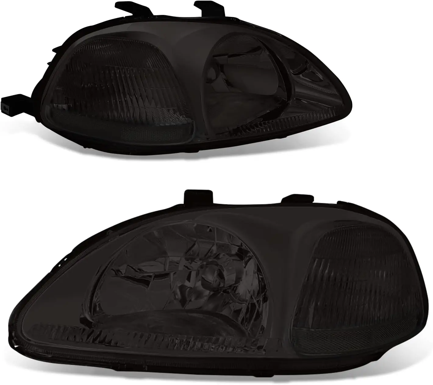 Halogen FacStyle Headlights for Honda Civic 96-98, Smoked Lens, Driver & Passenger Side
Halogen FacStyle Headlights for Honda Civic 96-98, Smoked Lens, Driver & Passenger Side