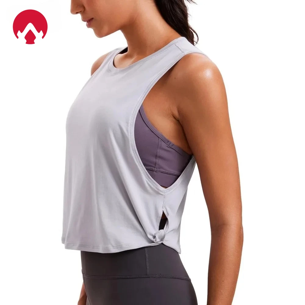 Women's Slim-Fit Cropped Yoga Tank Top Soft Cotton Blend Sleeveless Workout Shirts for Running Gym Breathable Athletic Crop Tops
Women's Slim-Fit Cropped Yoga Tank Top Soft Cotton Blend Sleeveless Workout Shirts for Running Gym Breathable Athletic Crop Tops