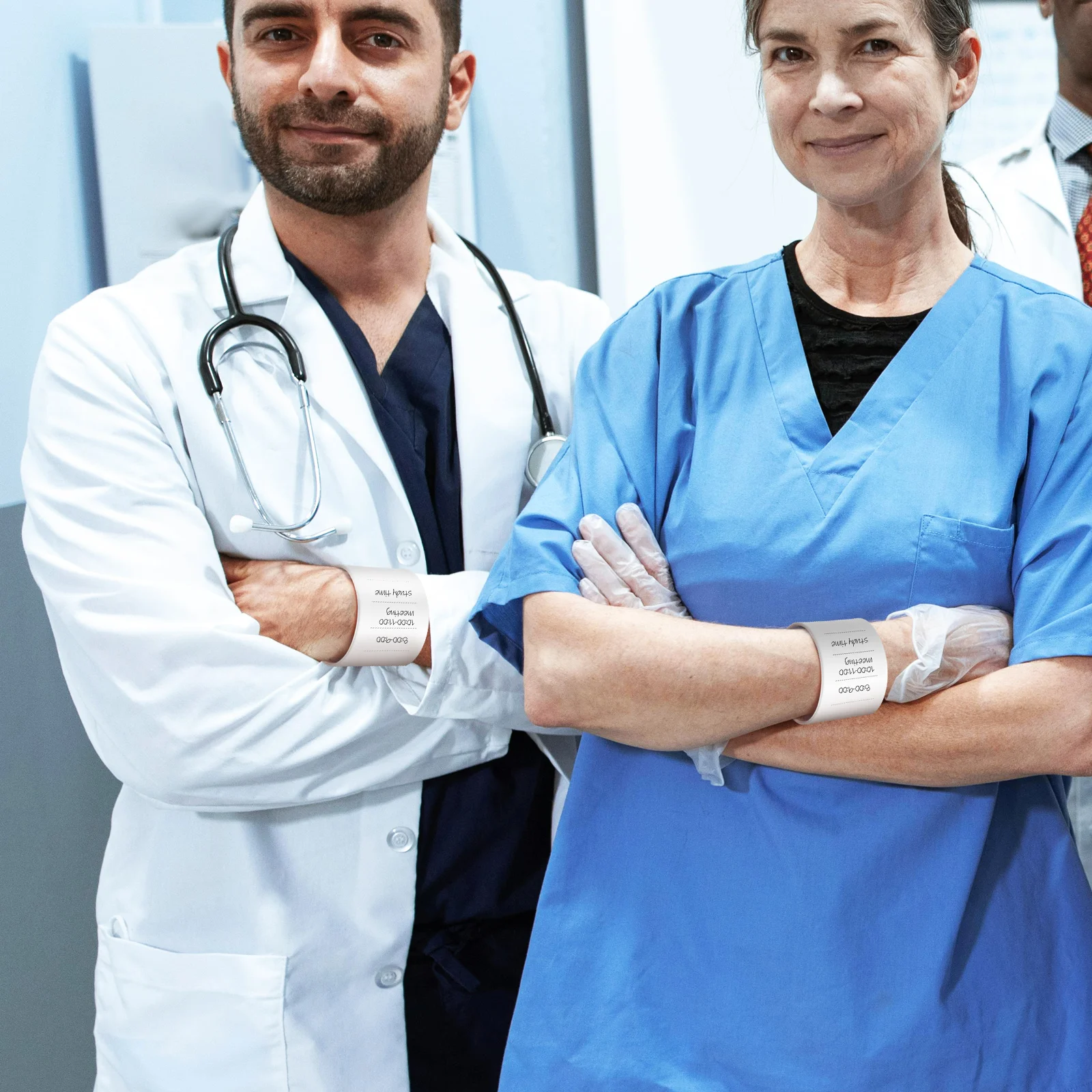 2Pcs Memo Loop Reusable Erasable Silicone Slap Bracelet Dual-Sided Writable Notepad Wristband for Nurses Students Professionals
2Pcs Memo Loop Reusable Erasable Silicone Slap Bracelet Dual-Sided Writable Notepad Wristband for Nurses Students Professionals