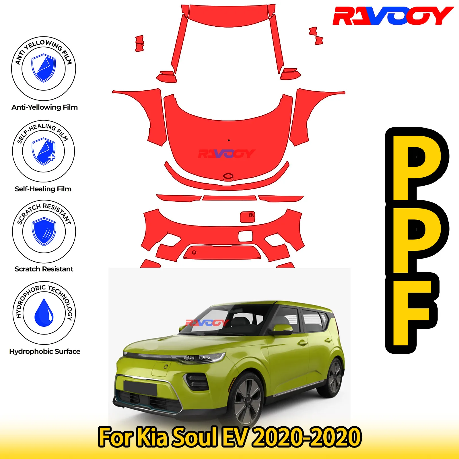 For Kia Soul EV 2020-2020 Glossy Matte Black Precut front PPF Kit Paint Protection Film
For Kia Soul EV 2020-2020 Glossy Matte Black Precut front PPF Kit Paint Protection Film