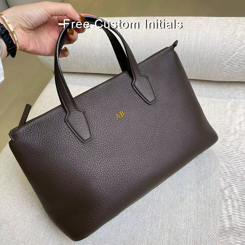 Free Custom Initials Leather The Tote Bags For Women Luxury Designer Handbag Purses 2026 New In Cowhide Handle Underarm Shoulder
Free Custom Initials Leather The Tote Bags For Women Luxury Designer Handbag Purses 2026 New In Cowhide Handle Underarm Shoulder