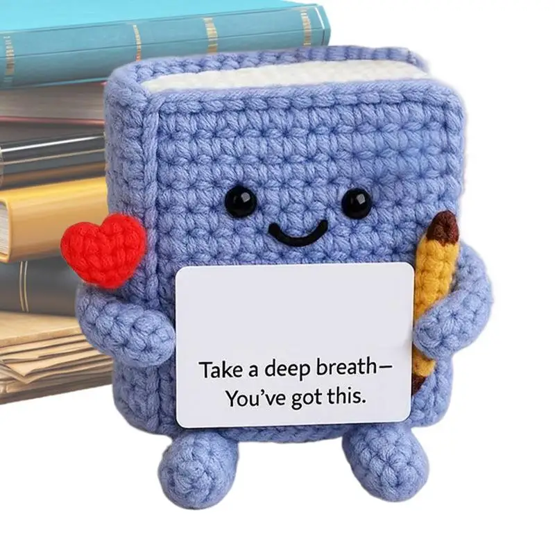 Positive Book Tiny Positive Book Crochet Collectible Cute Funny Knitted Room Desk Decor For Home Men Women Birthday Housewarming
Positive Book Tiny Positive Book Crochet Collectible Cute Funny Knitted Room Desk Decor For Home Men Women Birthday Housewarming