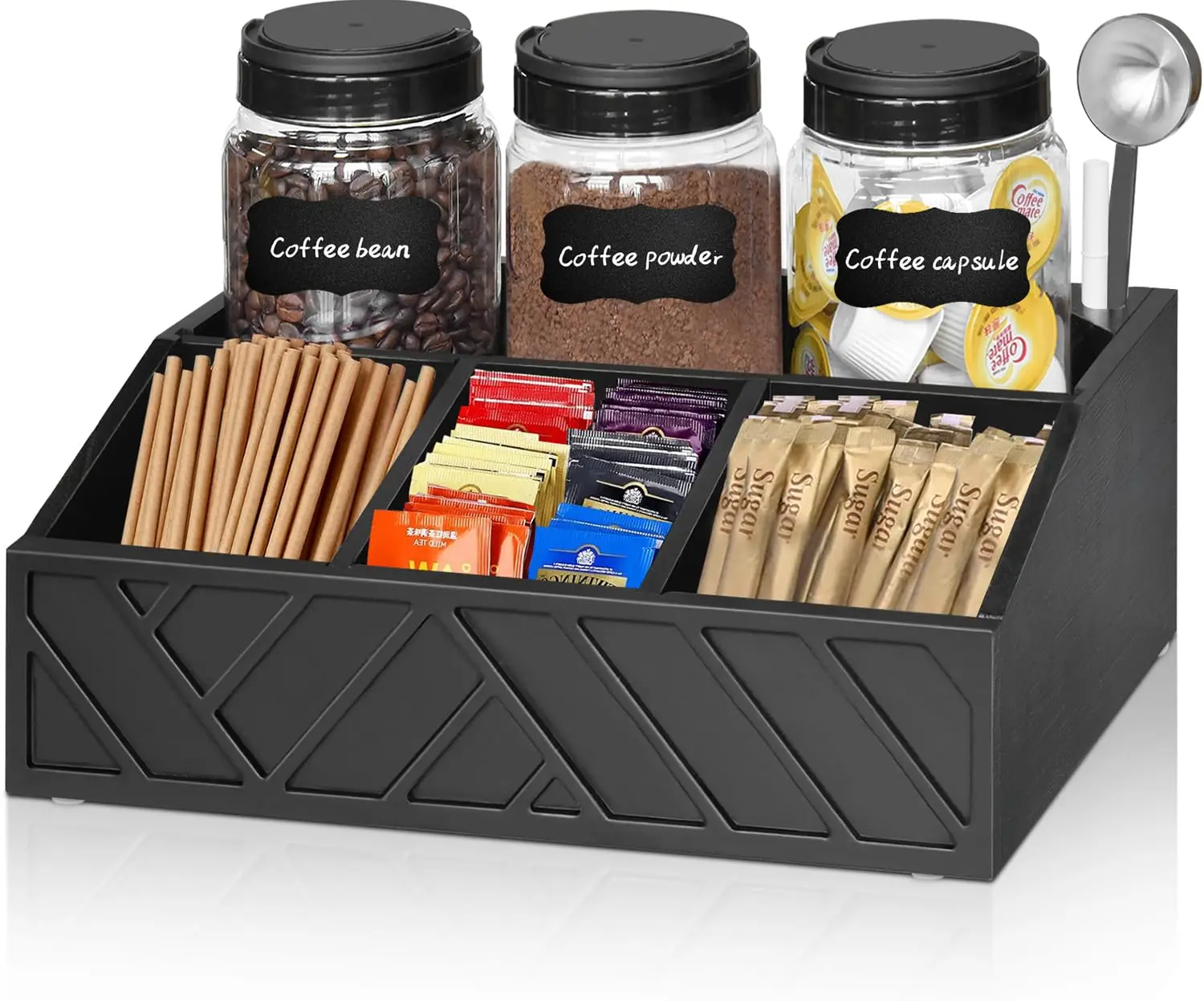 Large Black Coffee Pod Holder Organizer Home Kitchen Accessory for Coffee Bar Storage Bar Accessories Organizer for Coffee Cups
Large Black Coffee Pod Holder Organizer Home Kitchen Accessory for Coffee Bar Storage Bar Accessories Organizer for Coffee Cups