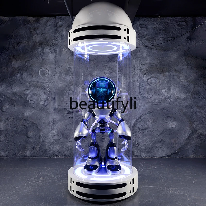 Robot sculpture large ornament can illuminate shopping mall store bar KTV trend technology sense decoration
Robot sculpture large ornament can illuminate shopping mall store bar KTV trend technology sense decoration