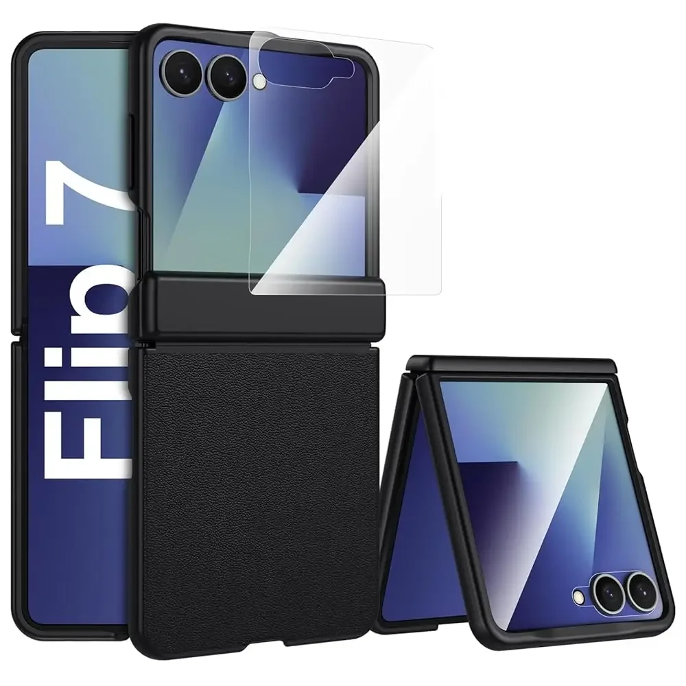 Leather Case for Samsung Galaxy Z Flip 7 | TPU Shockproof | Soft Nappa Leather | Magnetic Hinge Protection | Glass Screen Pro
Leather Case for Samsung Galaxy Z Flip 7 | TPU Shockproof | Soft Nappa Leather | Magnetic Hinge Protection | Glass Screen Pro