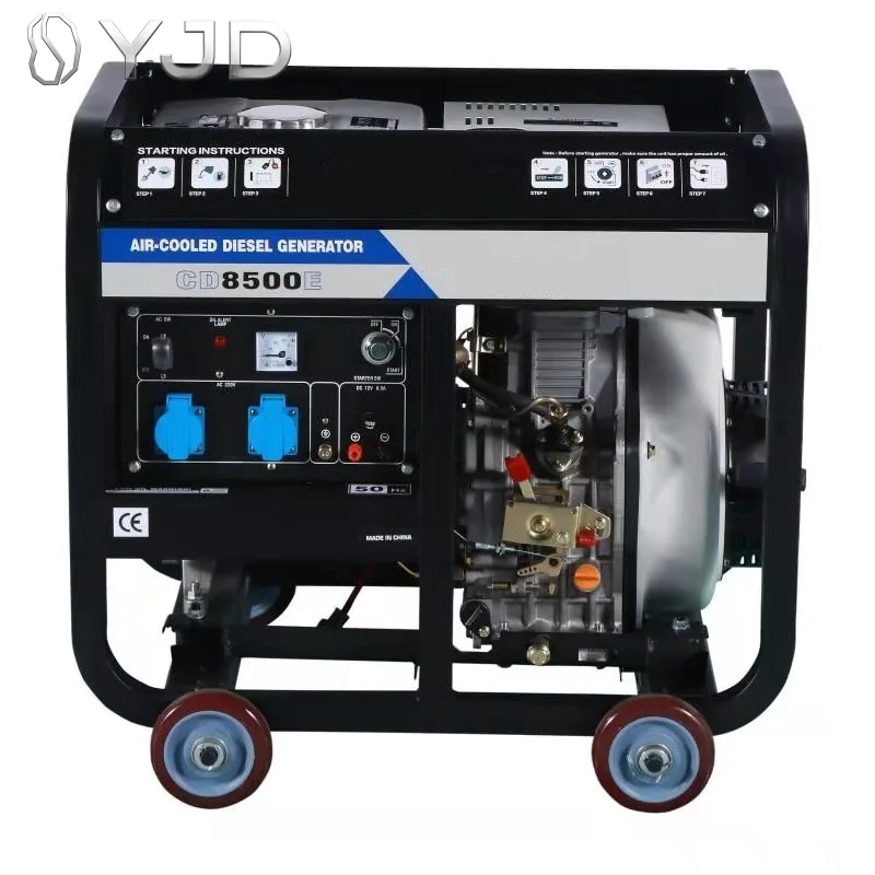 8KW Silent Type Open Frame Diesel Generator Set 10KVA High Quality Air Cooling Standby Power
8KW Silent Type Open Frame Diesel Generator Set 10KVA High Quality Air Cooling Standby Power