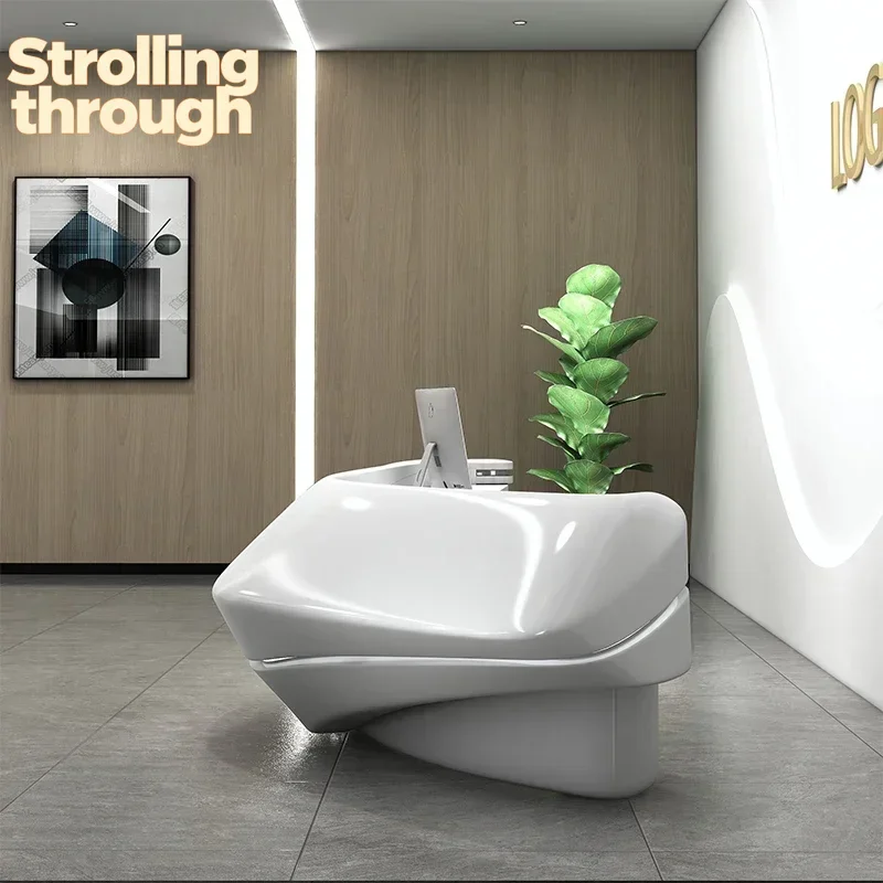 Minimalist Lectern Reception Desk Luxury Conference Podium Simple Mobile Reception Desk Study Aesthetic Bureau Lounge Furniture
Minimalist Lectern Reception Desk Luxury Conference Podium Simple Mobile Reception Desk Study Aesthetic Bureau Lounge Furniture