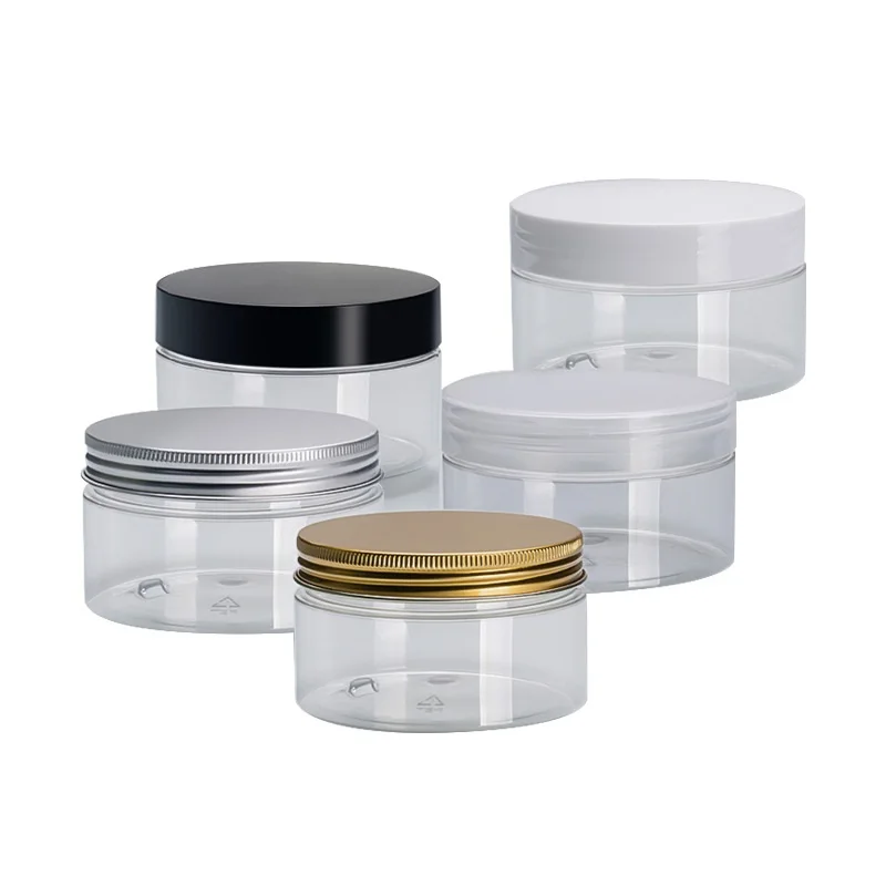 20pcs Wide Mouth Bottle Cosmetic Container Dia. 89MM 150G 200G 250G Empty Hair Wax Pot Aluminum Cap Clear Facial Cream Jars
20pcs Wide Mouth Bottle Cosmetic Container Dia. 89MM 150G 200G 250G Empty Hair Wax Pot Aluminum Cap Clear Facial Cream Jars