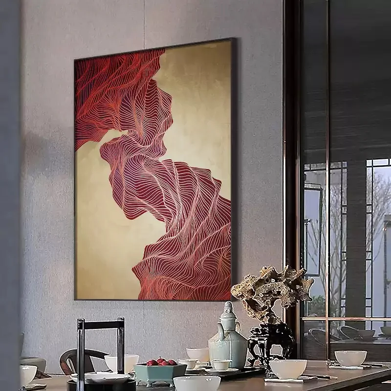 New Chinese Canvas Poster Abstract Wall Art Painting Large Modern Oriental Decor for Hotel Lobby Hallway Entryway Corridor Print
New Chinese Canvas Poster Abstract Wall Art Painting Large Modern Oriental Decor for Hotel Lobby Hallway Entryway Corridor Print