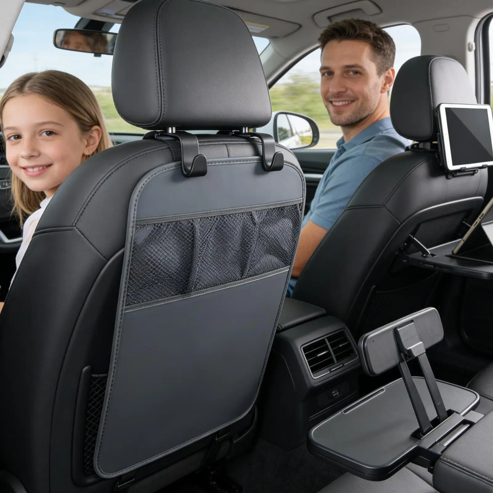 Car Seat Back Protector Anti-Scratch Cover For Backseat Car Kick Mats With Organizer For SUV Minivan Truck Driving Travel Kids
Car Seat Back Protector Anti-Scratch Cover For Backseat Car Kick Mats With Organizer For SUV Minivan Truck Driving Travel Kids