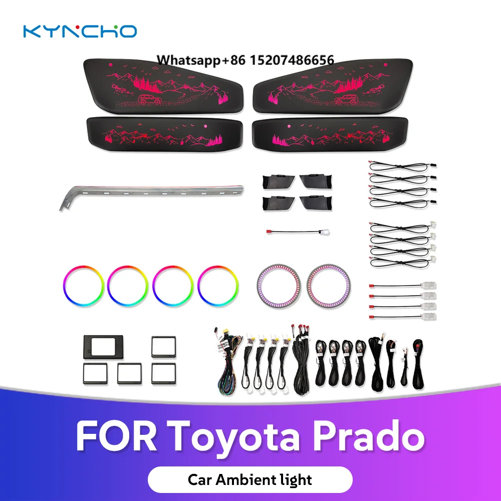 KYNCHO for Prado LC250 LED Car Ambient Light with 12V New Condition Interior Auto Lighting Symphony Automotive Ambient Lighting
KYNCHO for Prado LC250 LED Car Ambient Light with 12V New Condition Interior Auto Lighting Symphony Automotive Ambient Lighting