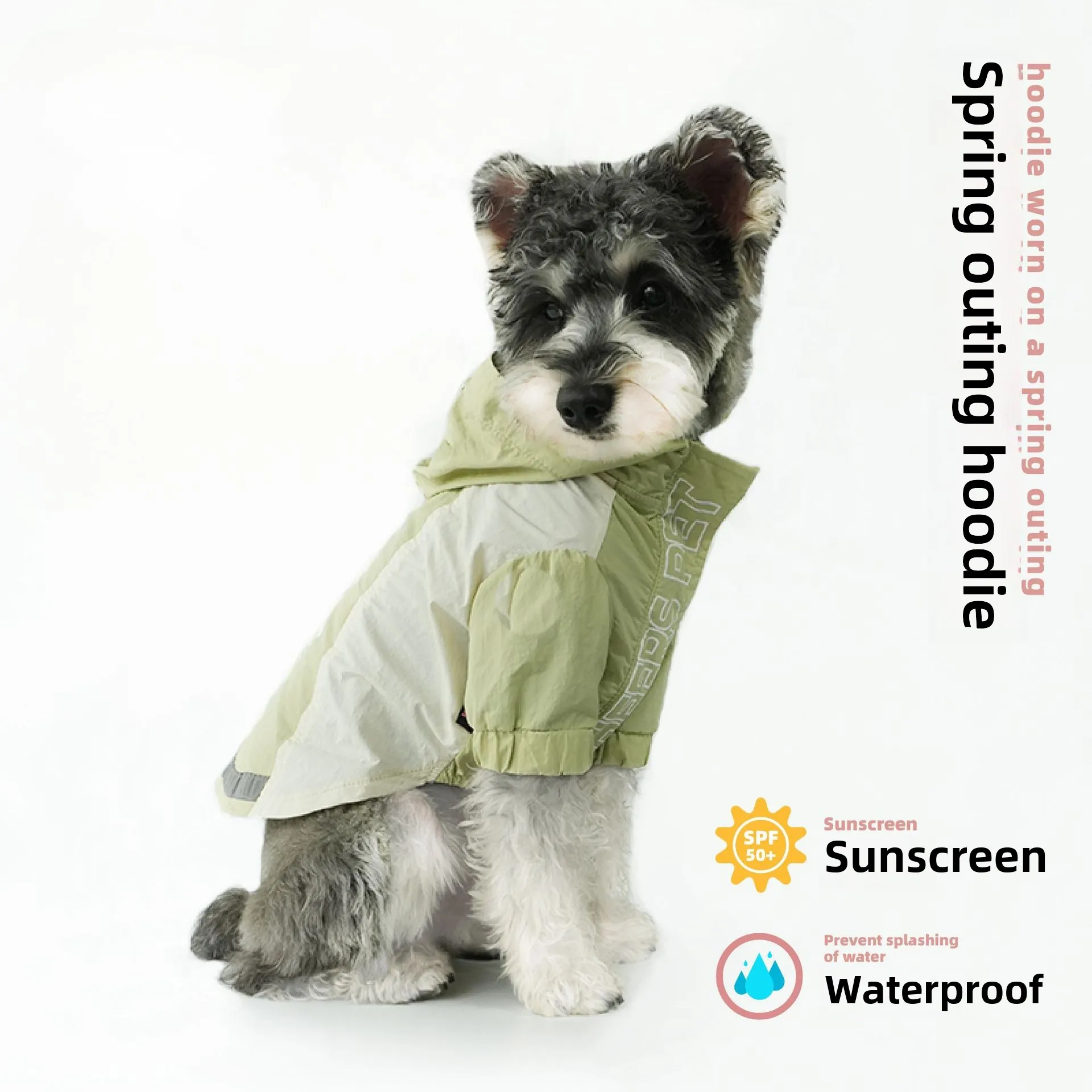 Spring and summer thin outdoor sunny and rainy hoodie dog clothes Teddy Bichon Pomeranian
Spring and summer thin outdoor sunny and rainy hoodie dog clothes Teddy Bichon Pomeranian