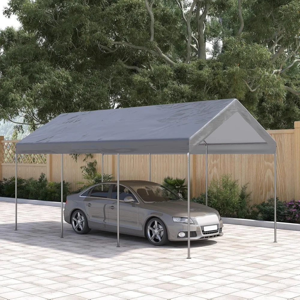 Party Tent and Carport, Height Adjustable Portable Garage, Outdoor Canopy Tent 8 Legs Without Sidewalls for Car
Party Tent and Carport, Height Adjustable Portable Garage, Outdoor Canopy Tent 8 Legs Without Sidewalls for Car
