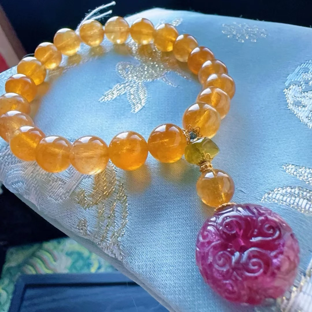 Natural Yellow Tourmaline Clear Rectangle Beads Bracelet 8.5mm Brazil Red Tourmaline Pendant Women Men AAAAAAA
Natural Yellow Tourmaline Clear Rectangle Beads Bracelet 8.5mm Brazil Red Tourmaline Pendant Women Men AAAAAAA