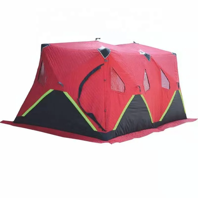 Hot Sale 6-10 Person Winter Insulated Ice Fishing Tent Portable Popup Thermal Ice Fishing Shelter
Hot Sale 6-10 Person Winter Insulated Ice Fishing Tent Portable Popup Thermal Ice Fishing Shelter