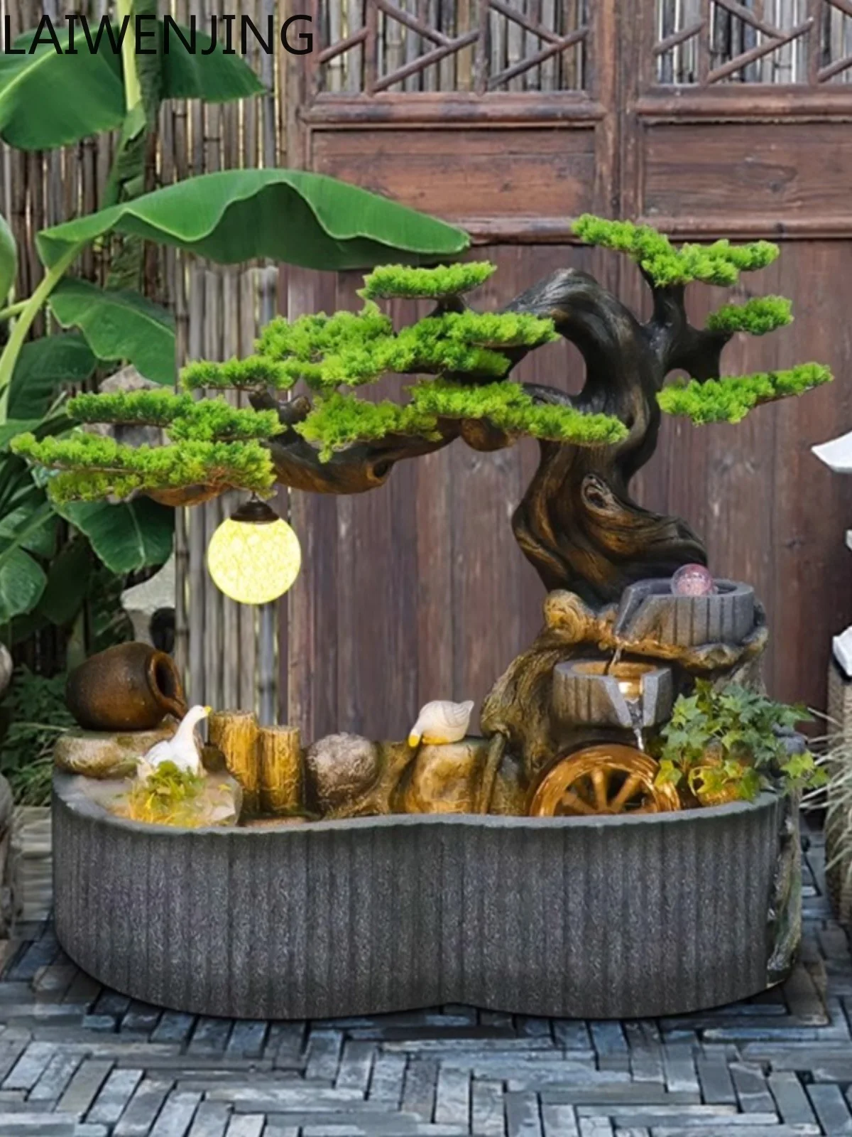 MJY Courtyard Landscape Balcony Fish Pond Fountain Decoration Flowing Water Ornament
MJY Courtyard Landscape Balcony Fish Pond Fountain Decoration Flowing Water Ornament