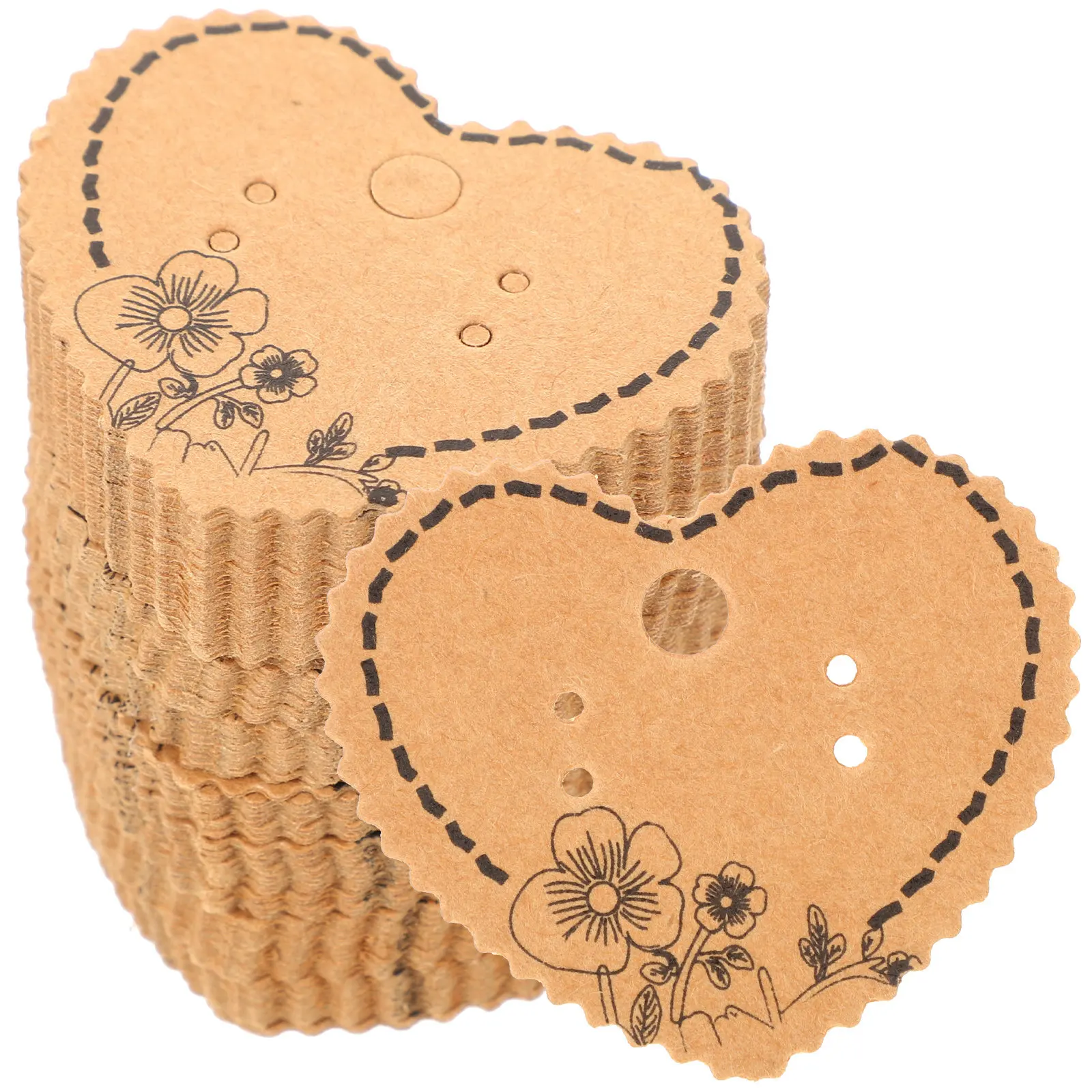 100Pcs Kraft Paper Earring Display Cards Pre-Cut Holes Foldable Jewelry Stand for Earrings Necklaces Hairpins Storage and Retail
100Pcs Kraft Paper Earring Display Cards Pre-Cut Holes Foldable Jewelry Stand for Earrings Necklaces Hairpins Storage and Retail
