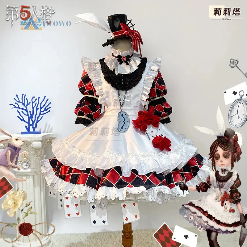 Game Identity Ⅴ Cosplay Emma Woods Costume Christmas Red checkered maid Lolita Uniform for Halloween Party Anime Uniform
Game Identity Ⅴ Cosplay Emma Woods Costume Christmas Red checkered maid Lolita Uniform for Halloween Party Anime Uniform