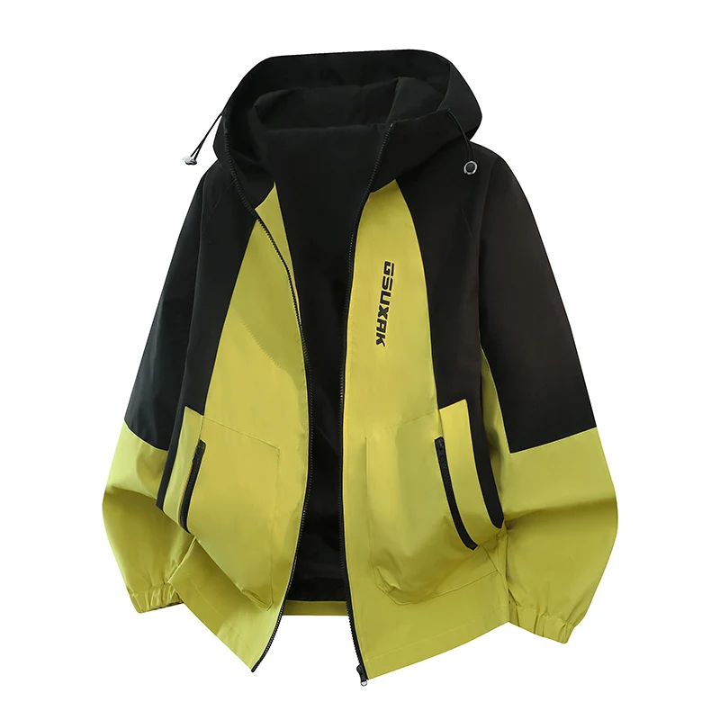 Color Blo Workwear Jaet Men's Casual Hong Kong Sle Motorcycle Faion Hooded Windbreaker Coat Spring Autumn Leisure Brand
Color Blo Workwear Jaet Men's Casual Hong Kong Sle Motorcycle Faion Hooded Windbreaker Coat Spring Autumn Leisure Brand