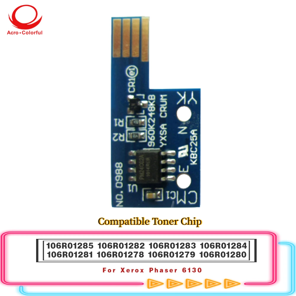 106R01285 106R01282 106R01283 106R01284 чип сброса тонера для Xerox Phaser 6130 для лазерного принтера копировальной машины картридж заправляется
106R01285 106R01282 106R01283 106R01284 чип сброса тонера для Xerox Phaser 6130 для лазерного принтера копировальной машины картридж заправляется