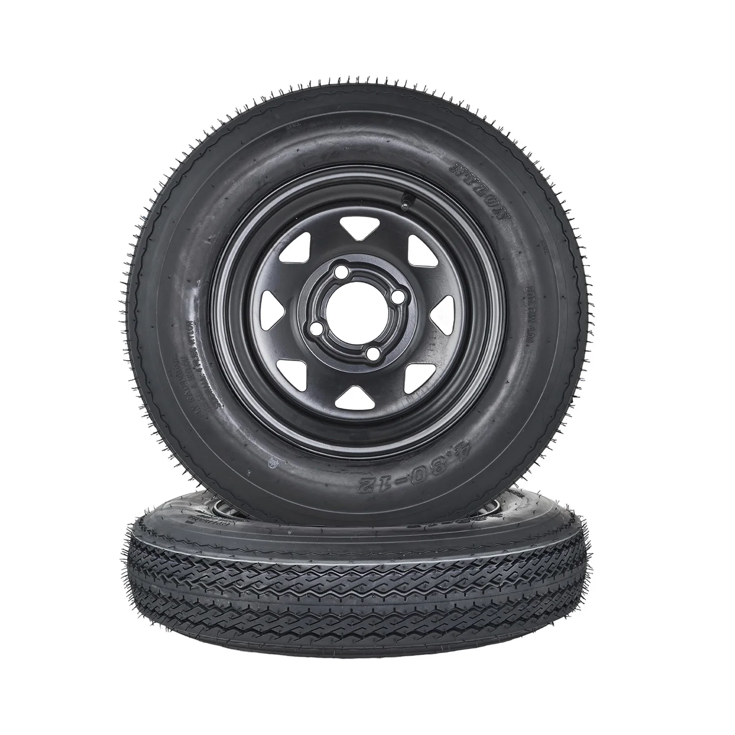 Pair 4.80-12 480-12 Trailer Tire Wheel Assembly 5x4.5 Bolt Pattern Pre Mounted 6 Ply Load Range C Marine Boat Utility 990LBS
Pair 4.80-12 480-12 Trailer Tire Wheel Assembly 5x4.5 Bolt Pattern Pre Mounted 6 Ply Load Range C Marine Boat Utility 990LBS