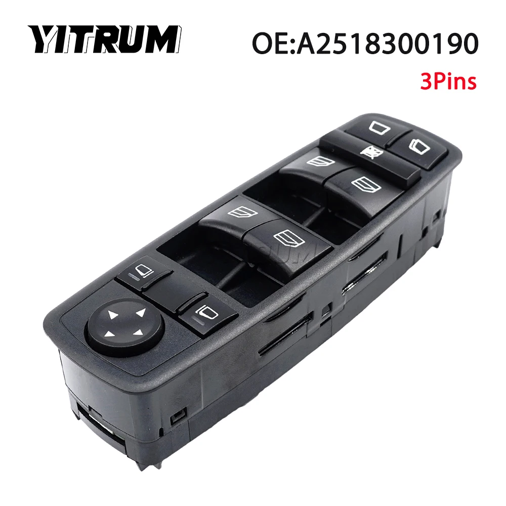 YITRUM A2518300190 Electric Power Window Switch Button For Mercedes Benz GL R Class ML350 W251 X164 GL450 R350 R300 GL320 ML350
YITRUM A2518300190 Electric Power Window Switch Button For Mercedes Benz GL R Class ML350 W251 X164 GL450 R350 R300 GL320 ML350