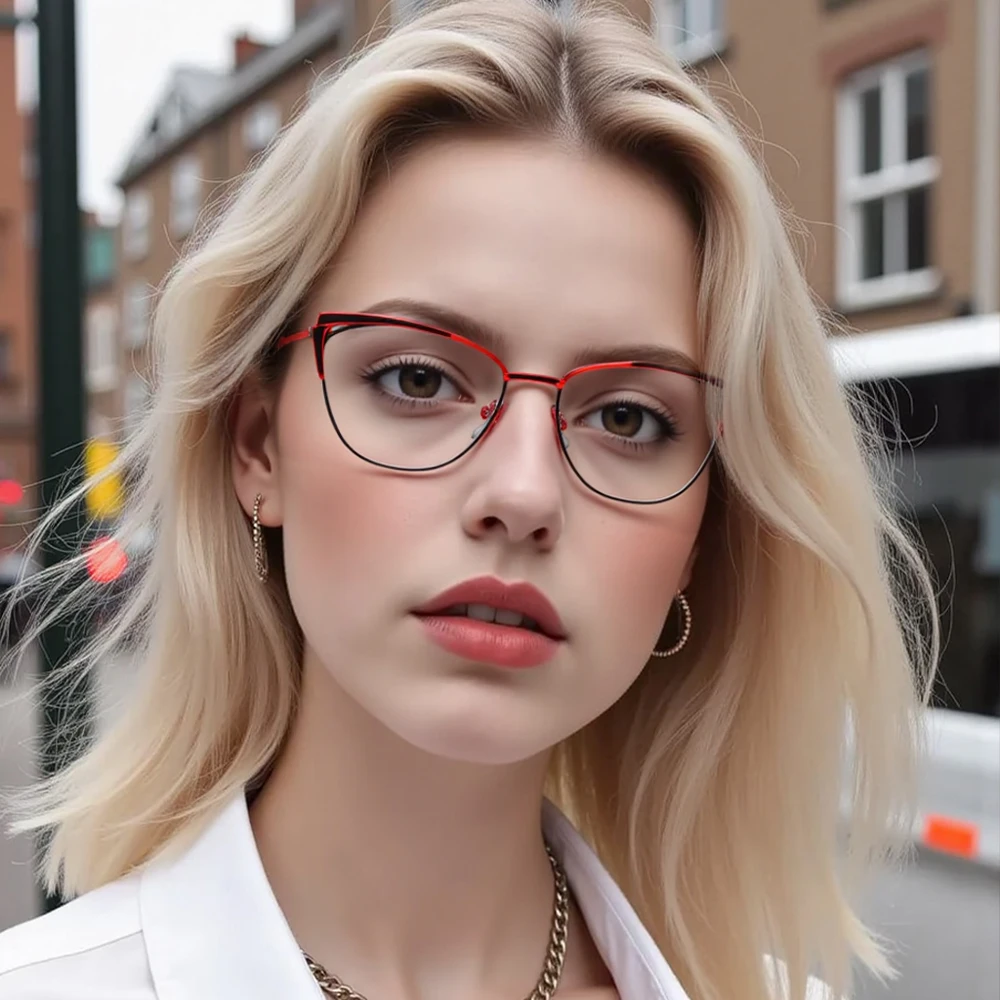 Fashion Cat Eye Glasses Frame Women Red Sexy Optical Eyegalsses Frame High Quality Myopia Prescription Eyeglasses New in 2025
Fashion Cat Eye Glasses Frame Women Red Sexy Optical Eyegalsses Frame High Quality Myopia Prescription Eyeglasses New in 2025