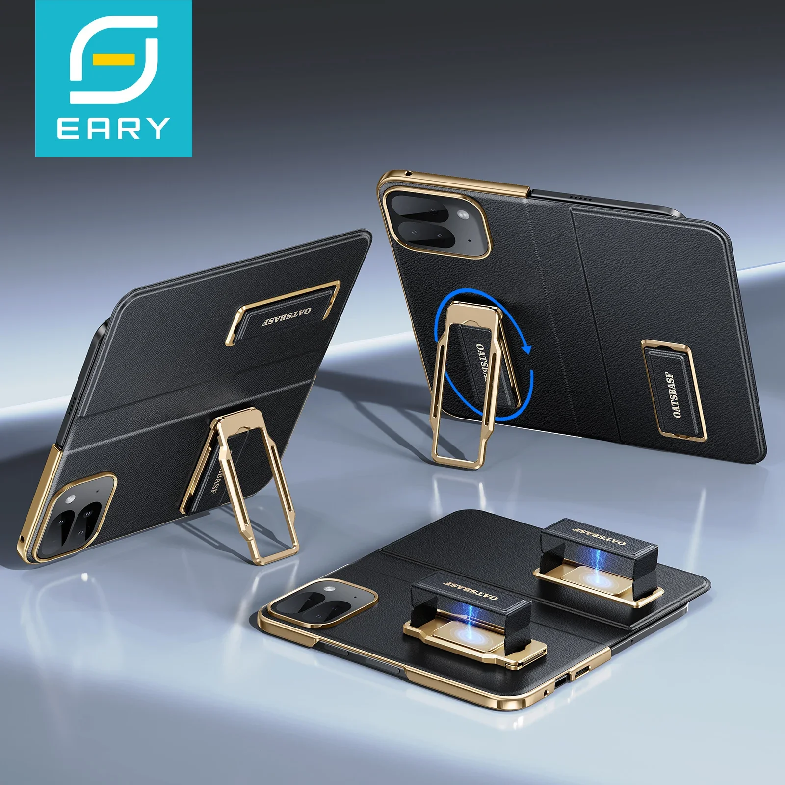 Складной чехол для телефона Eary для Google Pixel 9 Pro с двойным кожаным браслетом на 360° ° Поворотная магнитная подставка Противоударная защитная крышка
Складной чехол для телефона Eary для Google Pixel 9 Pro с двойным кожаным браслетом на 360° ° Поворотная магнитная подставка Противоударная защитная крышка