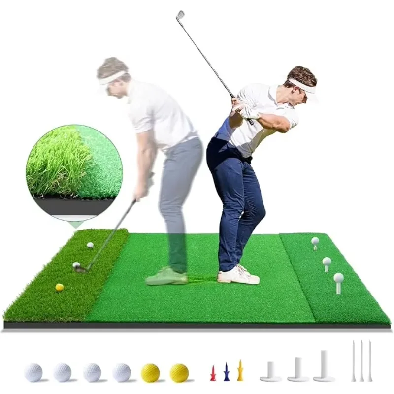 Premium Dual-Turf Golf Mat 5x4ft Thickened Golf Practice Hitting Mat Indoor Outdoor Golf Training Swing Chipping Mat
Premium Dual-Turf Golf Mat 5x4ft Thickened Golf Practice Hitting Mat Indoor Outdoor Golf Training Swing Chipping Mat
