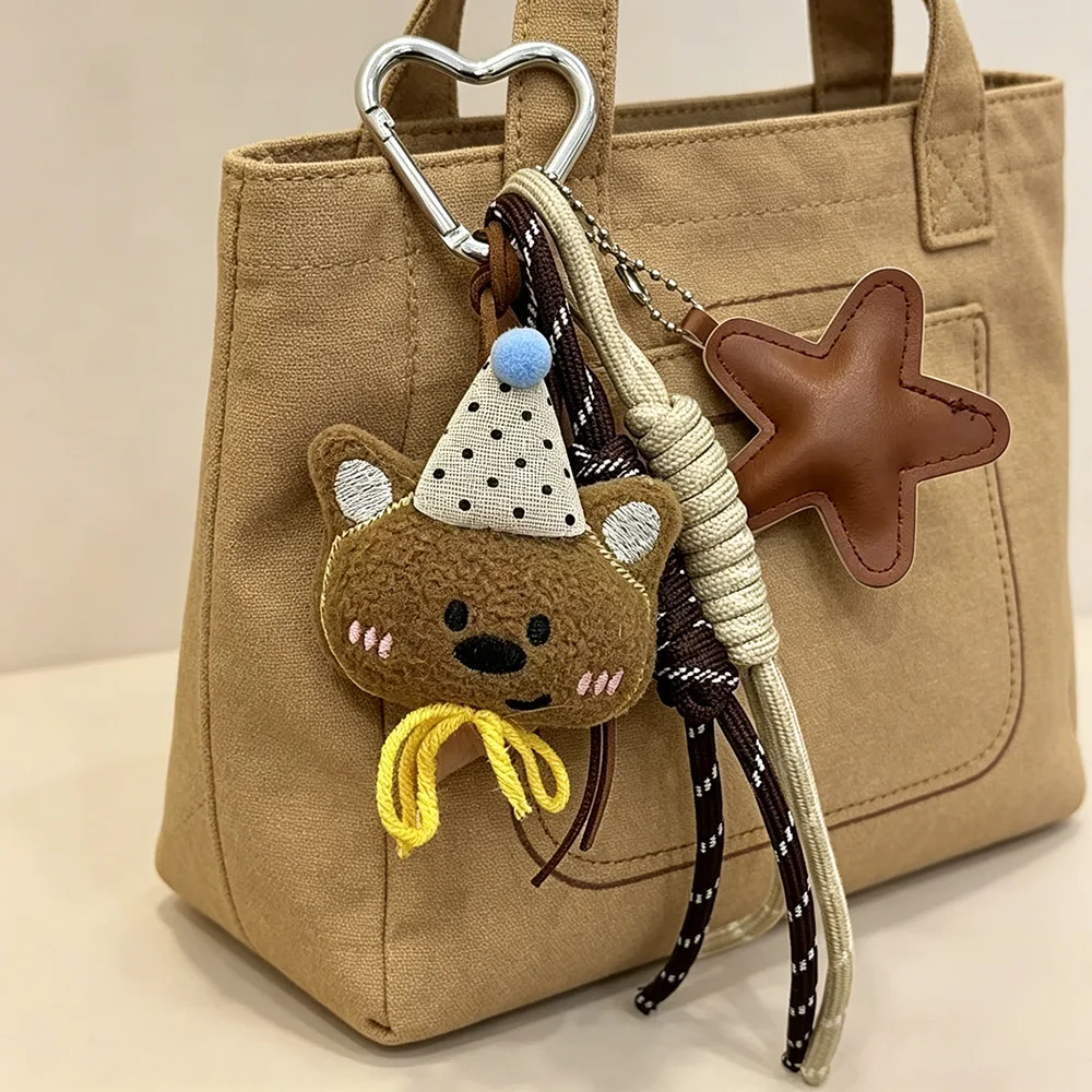 Cute Plush Bear Keychain Cartoon Doll with Mountaineering Rope Bag Hanging Decoration Car Accessory
Cute Plush Bear Keychain Cartoon Doll with Mountaineering Rope Bag Hanging Decoration Car Accessory