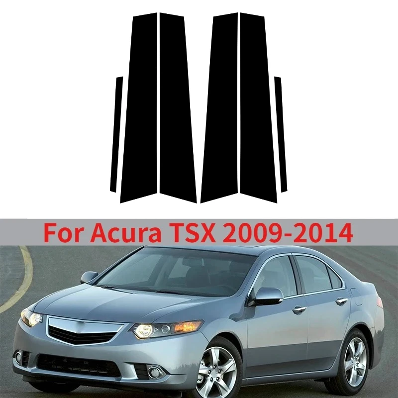 6Pcs Car Window Pillar Posts Door Trim Cover Stickers Decal For Acura TSX 2009 2010 2011 2012-2014 Glossy Black Auto Accessory
6Pcs Car Window Pillar Posts Door Trim Cover Stickers Decal For Acura TSX 2009 2010 2011 2012-2014 Glossy Black Auto Accessory