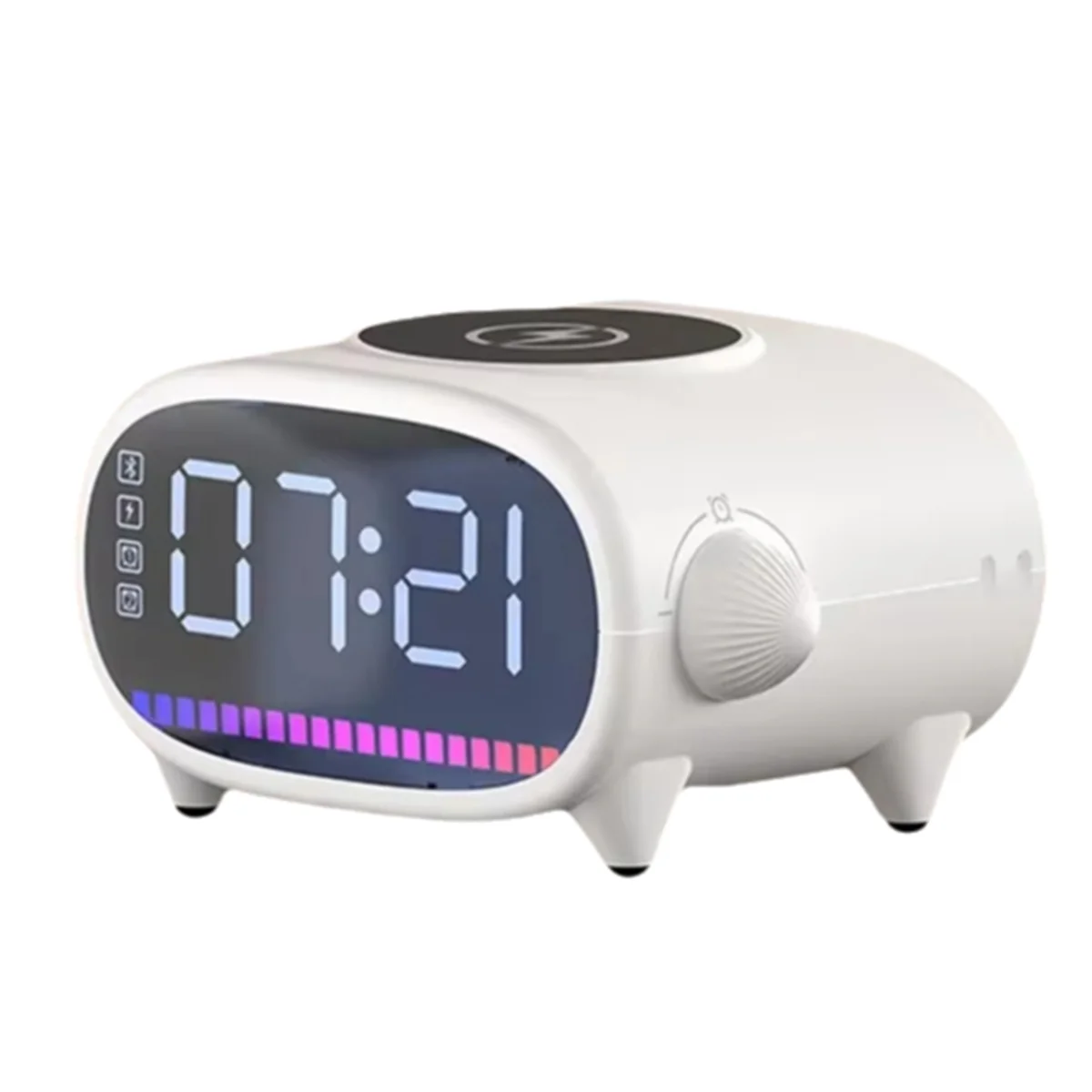 Multifunctional Bluetooth Speaker with Wireless Fast Charging and Alarm - All - in - One Speaker -Y18A
Multifunctional Bluetooth Speaker with Wireless Fast Charging and Alarm - All - in - One Speaker -Y18A