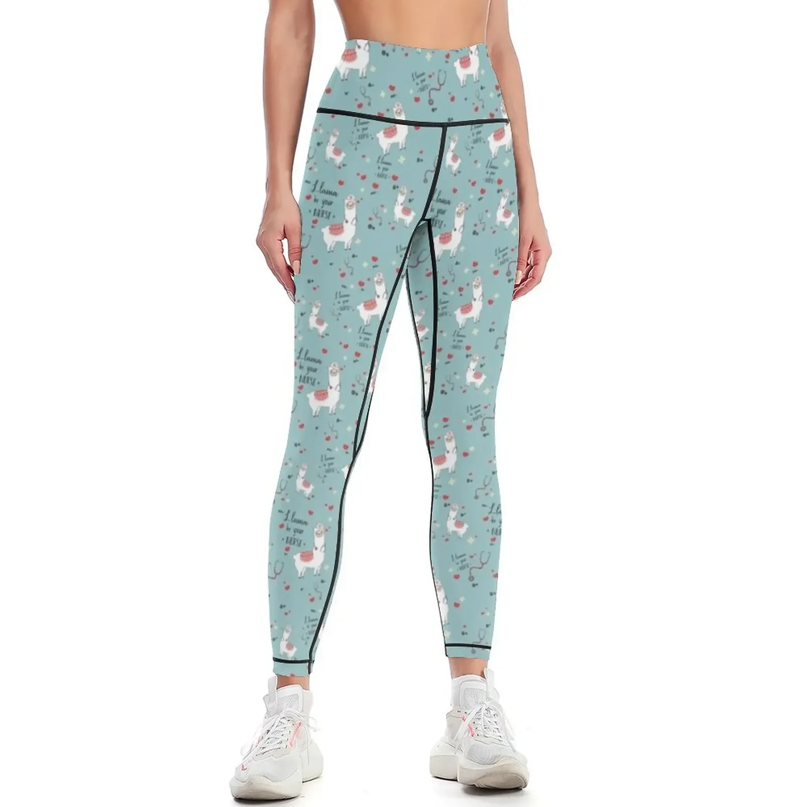 Llama Be Your Nurse - Pattern Leggings sport legging gym top sport set Womens Leggings
Llama Be Your Nurse - Pattern Leggings sport legging gym top sport set Womens Leggings
