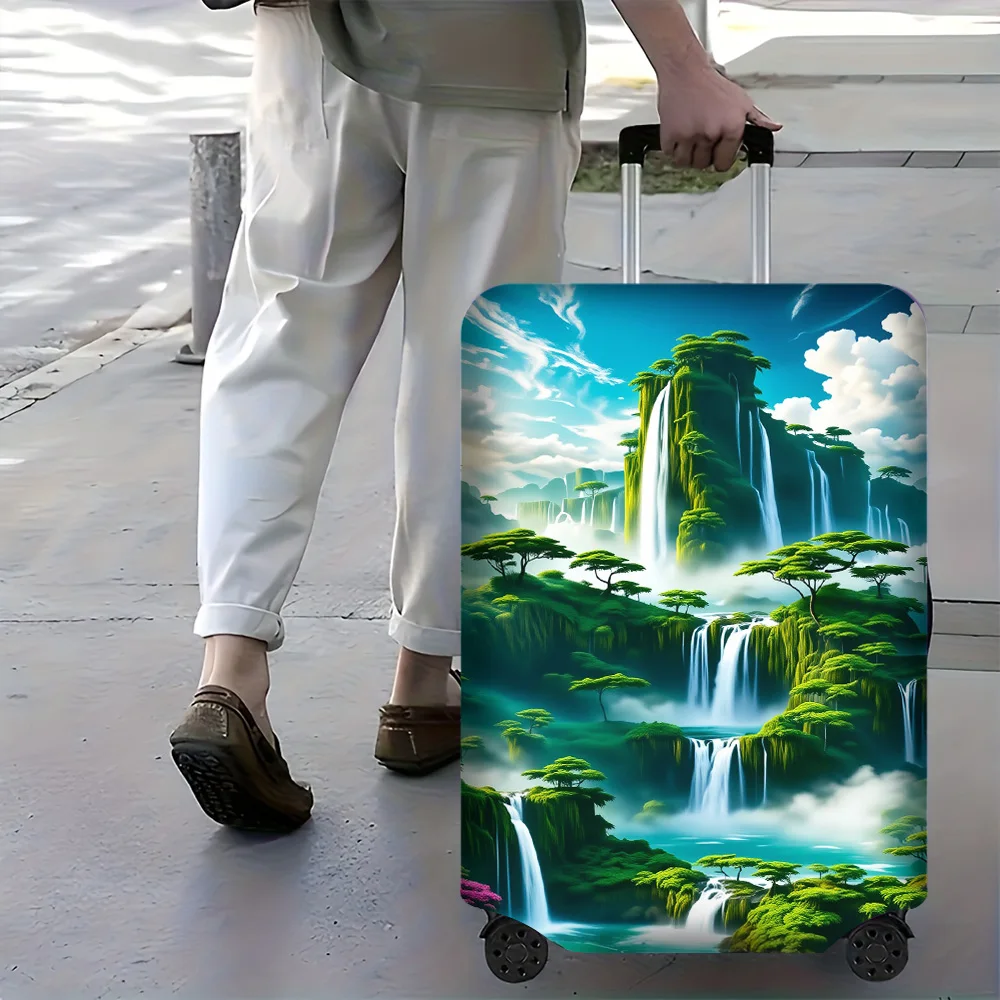 1PC Dreamfall View luggage cover for luggage sizes 18 – 32 inches; dust and elastic travel accessories to effectively protect
1PC Dreamfall View luggage cover for luggage sizes 18 – 32 inches; dust and elastic travel accessories to effectively protect