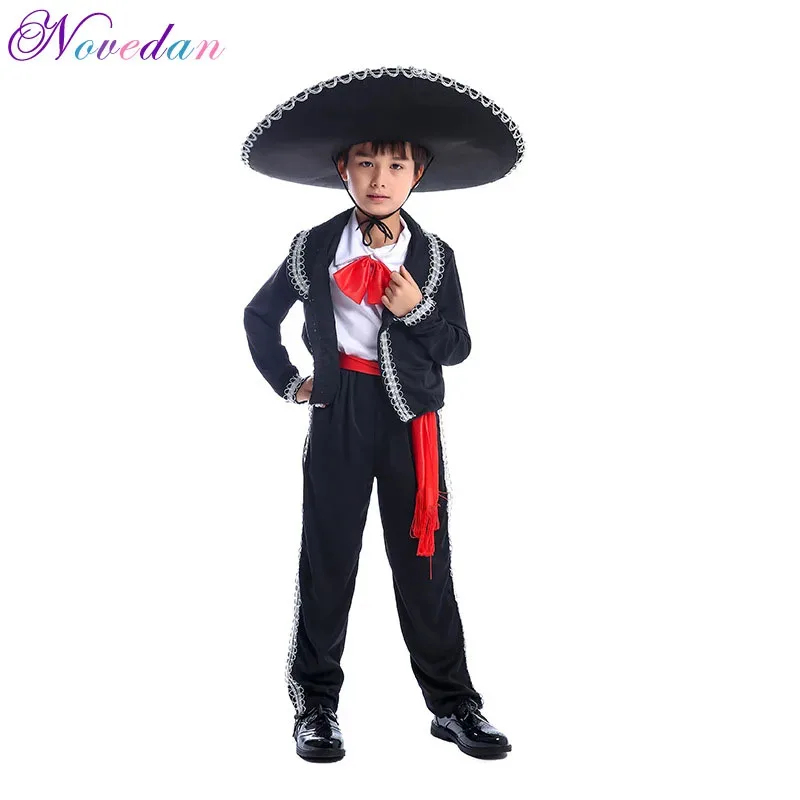 Halloween Mexican Mariachi Amigo Dance Costume For Children Kids Boys Cosplay Costumes Children'S Day Performance Party Clothes
Halloween Mexican Mariachi Amigo Dance Costume For Children Kids Boys Cosplay Costumes Children'S Day Performance Party Clothes