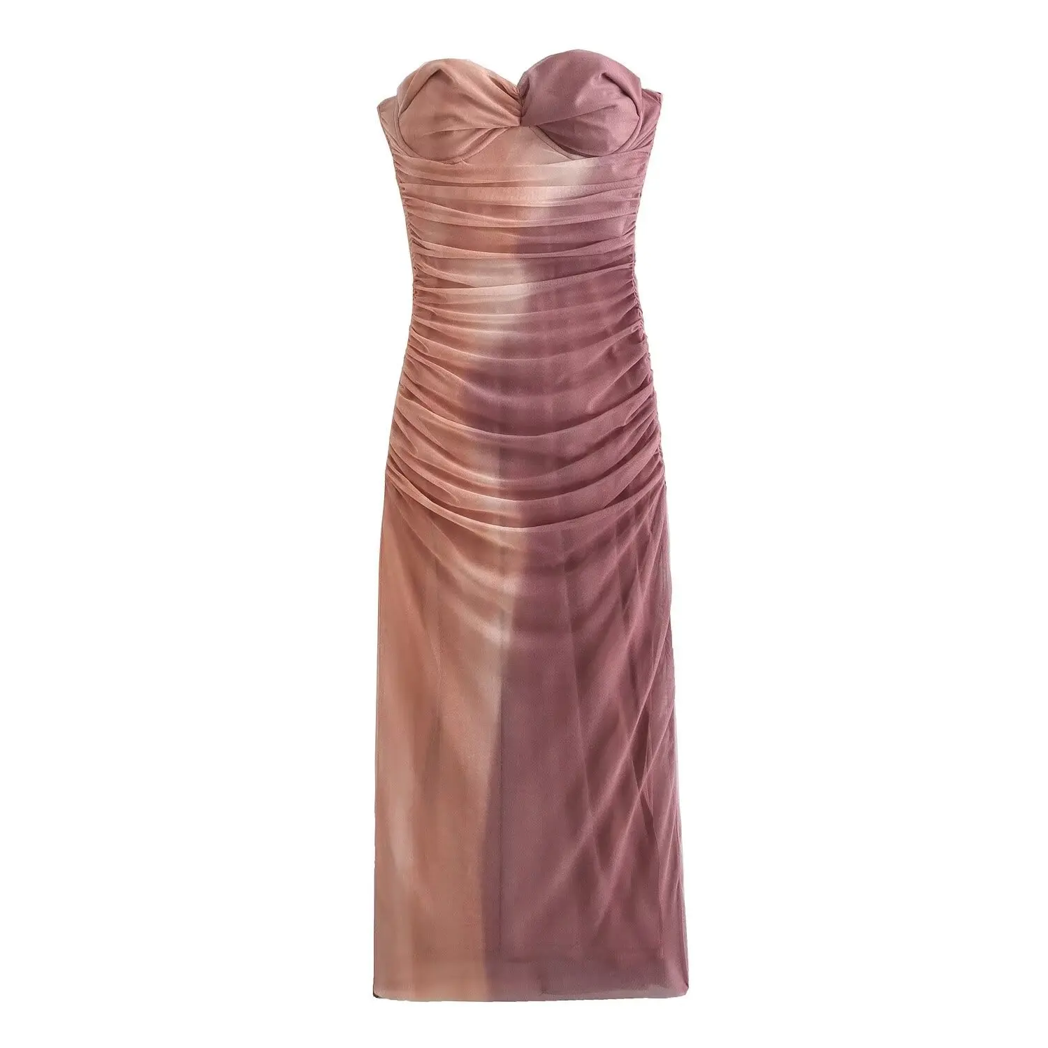 Spring 2024 New European and American Women's Temperament Gauze Color Matching Printing Tube Top Silk Net Long Dress
Spring 2024 New European and American Women's Temperament Gauze Color Matching Printing Tube Top Silk Net Long Dress