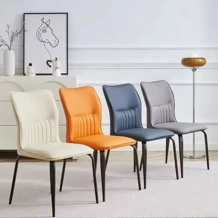 Nordic Luxury Modern Minimalist Dining Chairs Backrest Restaurant Negotiation Chairs Leisure Hotel Makeup Stools
Nordic Luxury Modern Minimalist Dining Chairs Backrest Restaurant Negotiation Chairs Leisure Hotel Makeup Stools