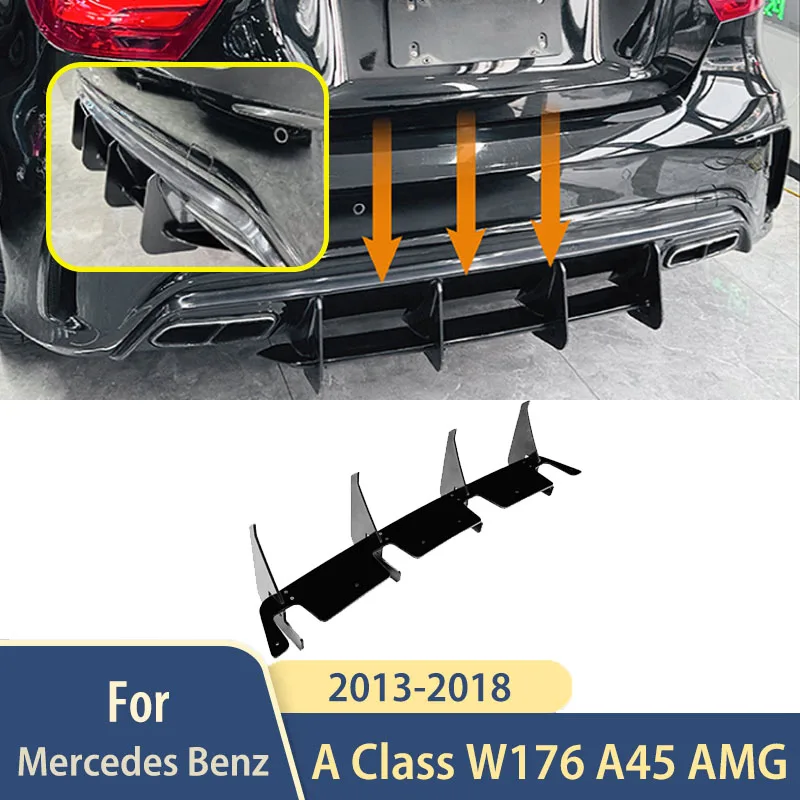 For Mercedes Benz A Class W176 A45 AMG Rear Bumper Lip Diffuser Accessories 2013 2015 2016 2017 2018 Hatchback Car Body Kits
For Mercedes Benz A Class W176 A45 AMG Rear Bumper Lip Diffuser Accessories 2013 2015 2016 2017 2018 Hatchback Car Body Kits