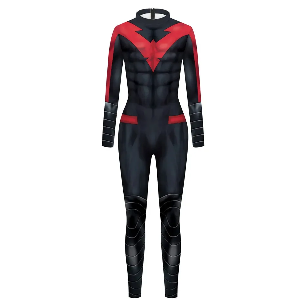 Halloween Fashion Punk Robot Bodysuit Women Digital Printing Zentai Sexy Holiday Party Jumpsuits Role Play Rave Outfit Catsuit
Halloween Fashion Punk Robot Bodysuit Women Digital Printing Zentai Sexy Holiday Party Jumpsuits Role Play Rave Outfit Catsuit