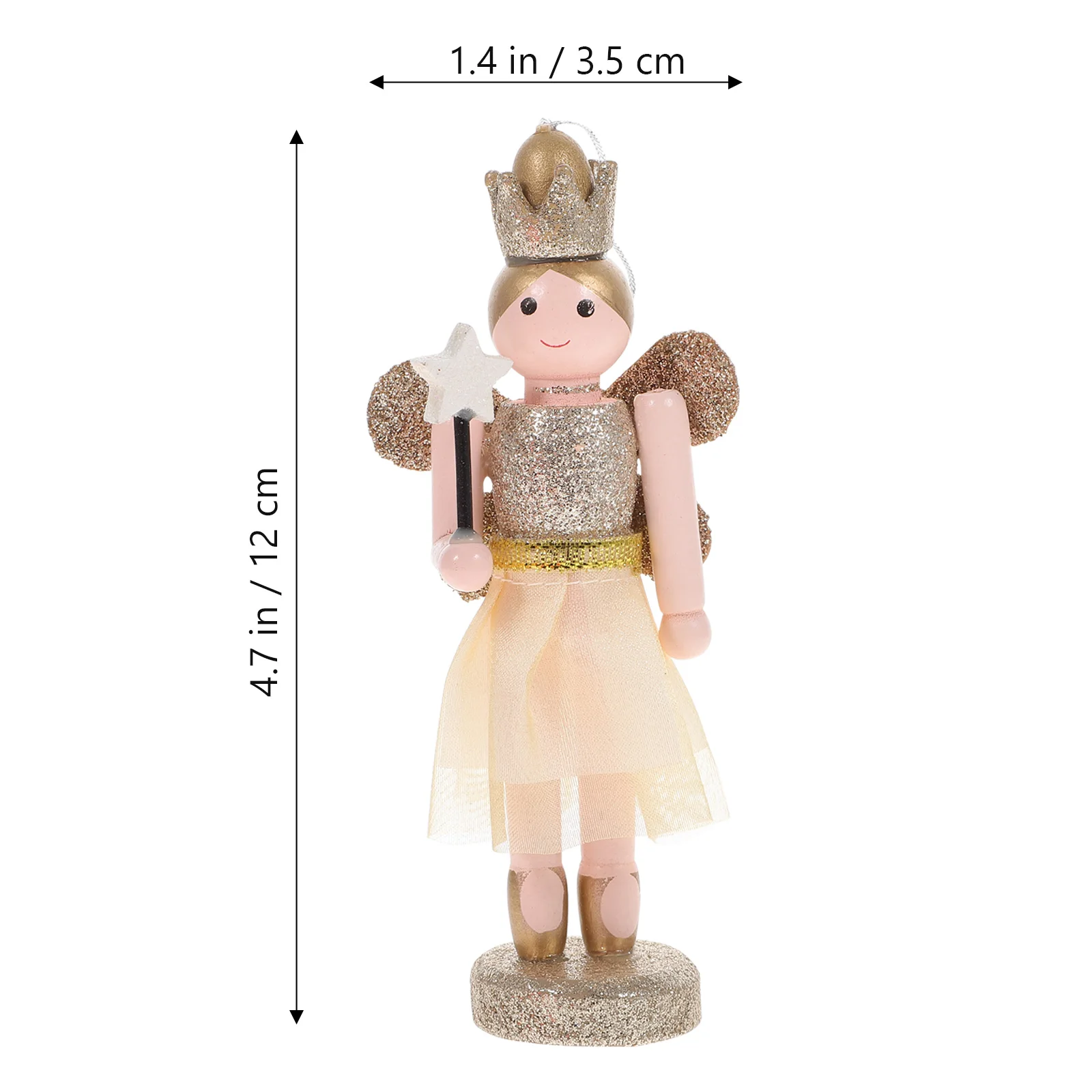 3pcs Nutcracker Puppet naments Wood Material Desktop Decor Crafts Angel Shape Design Safe Lightweight Gifts
3pcs Nutcracker Puppet naments Wood Material Desktop Decor Crafts Angel Shape Design Safe Lightweight Gifts