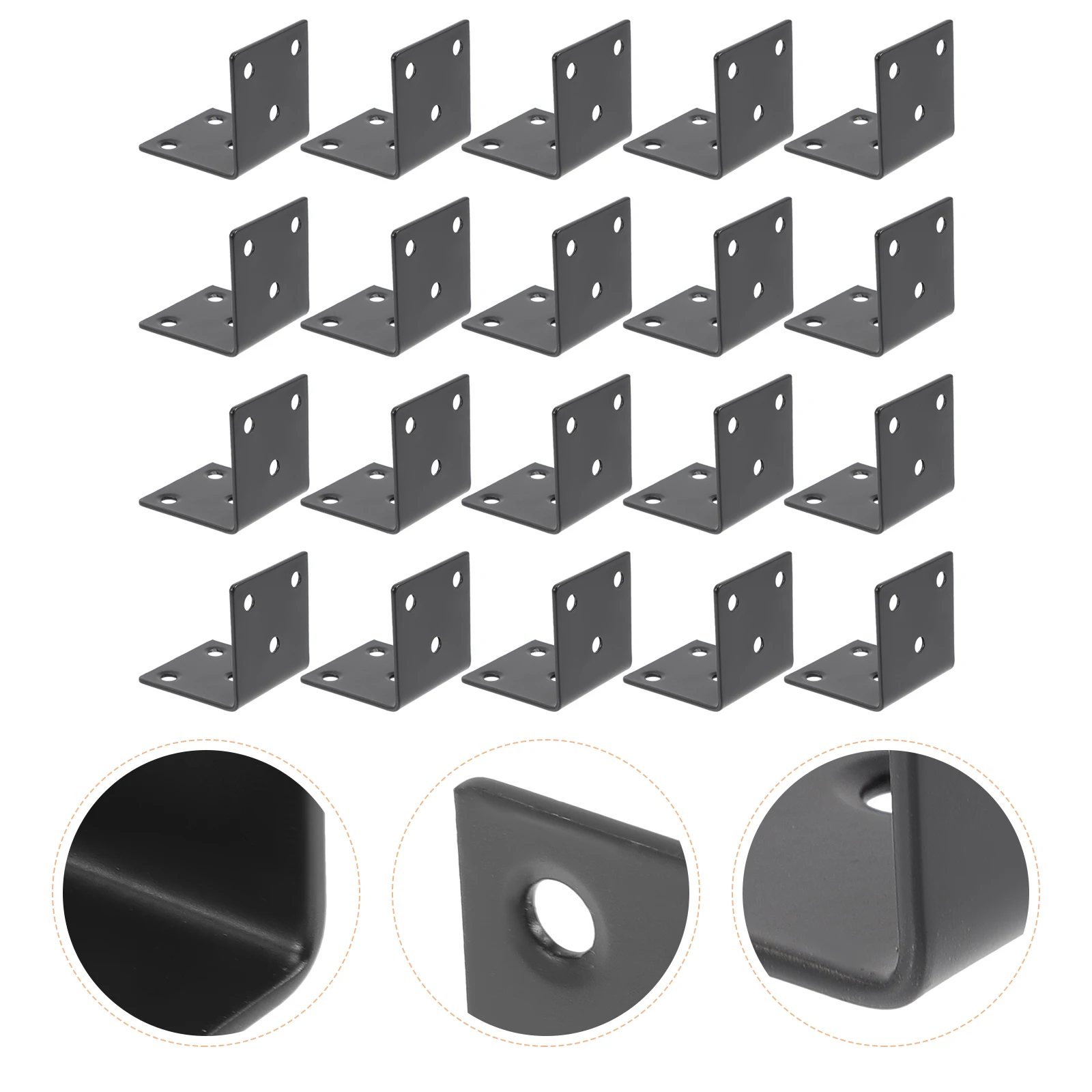 20pcs Stainless Steel Corner Brackets Shelf Braces Angle Fasteners Joint Reinforcement Wood Frame Stabilizers Hardware
20pcs Stainless Steel Corner Brackets Shelf Braces Angle Fasteners Joint Reinforcement Wood Frame Stabilizers Hardware