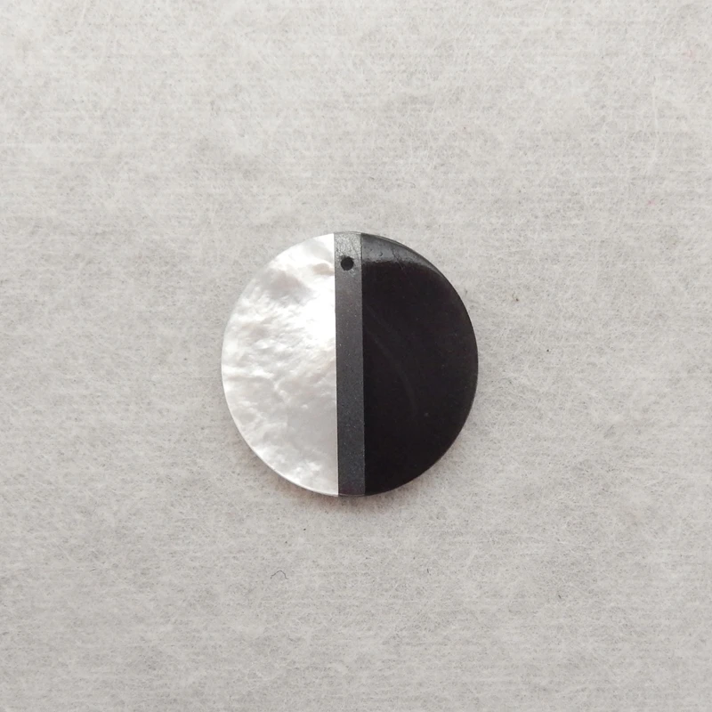 B&F 22x2mm Natural Obsidian Shell Hematite Intarsia Pendant Bead 2.3g Polished Jewelry Making Supplies for Daily Use
B&F 22x2mm Natural Obsidian Shell Hematite Intarsia Pendant Bead 2.3g Polished Jewelry Making Supplies for Daily Use