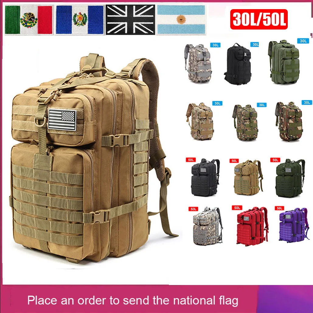 Hiking Camping Bag 30L/50L Tactical Men Backpack Women Hiking Bags Outdoor Trekking Hunting Bag Waterproof Camping
Hiking Camping Bag 30L/50L Tactical Men Backpack Women Hiking Bags Outdoor Trekking Hunting Bag Waterproof Camping